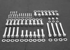 GM 305 350 TPI Top Half Polished Grade 8 Stainless ARP Kit