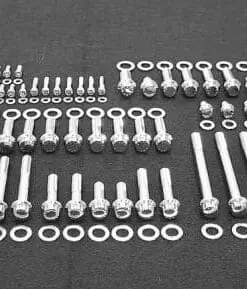 GM 305 350 TPI Top Half Polished Grade 8 Stainless ARP Kit