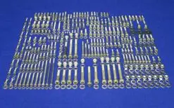 thumbnail image 2 of 4-Piece Exhaust Stud Bolt & Nut Set For Yamaha Raptor 660R YFM660R 2001–2005 – Stainless Steel 2 of 6