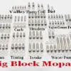 256 Pc BB Mopar 383-440 Polished Stainless Allen Bolt Kit