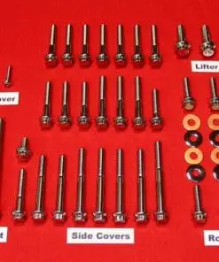 1977-1984 1/2 Sportster Ironhead Polished Grade 8 Bolt Kit