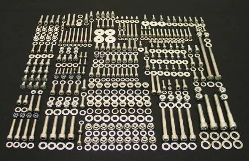 YTZ250 Tri-Z 250 Polished Stainless Steel ATV Bolt Kit