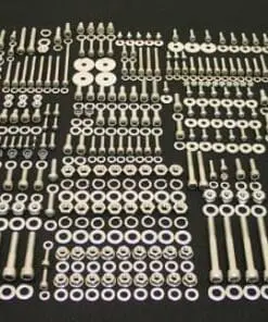 1987-88 KXF250 Tecate 4 Polished Stainless Steel ATV Bolt Kit