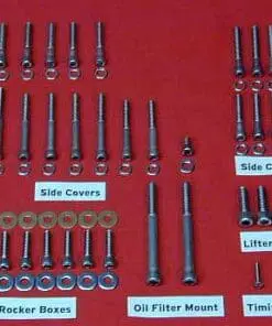1986-1990 Sportster XL Evo Polished Allen Bolt Kit