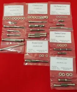 SUZUKI 1972-1977 GT550 Polished Stainless Steel Engine Bolt Kit Set