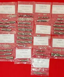 SUZUKI 1979-1983 GS1000G GS1100G SHAFT DRIVE Polished Stainless Steel Engine Bolt Kit Set