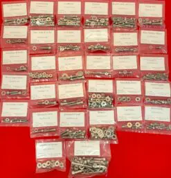 Alternative view of Honda 1986-1987 ATC200X Polished Stainless Steel ATV Bolt Kit Set