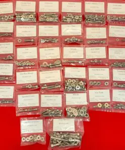 Alternative view of Honda 1986-1987 ATC200X Polished Stainless Steel ATV Bolt Kit Set