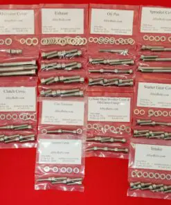 SUZUKI 1986-92 GSXR1100 Polished Stainless Steel Engine Bolt Kit Set