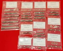 SUZUKI 1986-2004 LS650 SAVAGE 2005 & UP BOULEVARD S40 Polished Stainless Steel Engine Bolt Kit Set