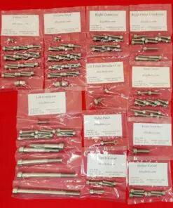Ducati 1975-1981 Squarecase Bevel Drive Polished Stainless Steel Engine Bolt Kit Set