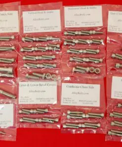 Ducati 1971-1974 Roundcase 750GT 750 Sport Polished Stainless Steel Engine Bolt Kit Set