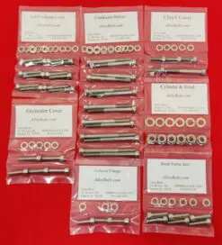 1981-1984 ATC250R Polished Stainless Steel Engine Only Bolt Kit Set