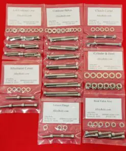 1981-1984 ATC250R Polished Stainless Steel Engine Only Bolt Kit Set