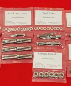 1983-1985 Tecate 3 Polished Stainless Steel ATV Engine Only Bolt Kit