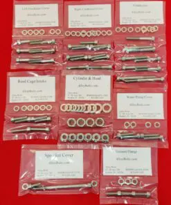 1985-1986 ATC250R Polished Stainless Steel Engine Only Bolt Kit Set