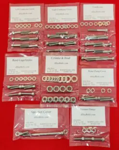 1985-1986 ATC250R Polished Stainless Steel Engine Only Bolt Kit Set