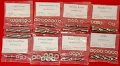 KAWASAKI 1994-1997 NINJA STREET FIGHTER ZX-9R ZX900 Polished Stainless Steel Engine Bolt Kit Set