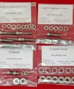Yamaha YFS200 Blaster Polished Stainless Steel ATV Engine Only Bolt Kit
