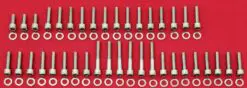 KAWASAKI 1979-1988 KZ1300 ZN1300 CRANKCASE Halves Polished Stainless Steel Bolt Kit Set