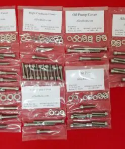 1982-1987 VF700F VF750F VF1000R INTERCEPTOR Polished Stainless Steel Engine Bolt Kit Set