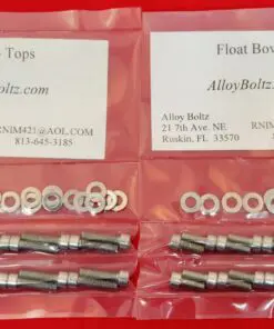 1982-1987 HONDA V45 V65 MAGNA SABRE INTERCEPTOR CARB Polished Stainless Steel Bolt Kit Set