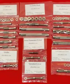 1983-1985 ATC200X Polished Stainless Steel Engine Only Bolt Kit