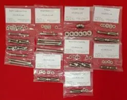 2002-07 HONDA CR250R Polished Stainless Steel Engine Bolt Kit Set
