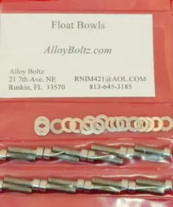 HONDA 1975-79 GL1000 CARB Polished Stainless Steel Bolt Kit Set