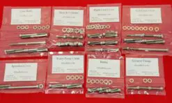 1986-1989 TRX250R Polished Stainless Steel Engine Only Bolt Kit