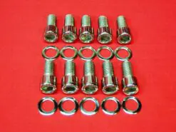 Kawasaki OEM Reproduction Cylinder Head Nuts – Chrome – Fits Z1, KZ650, KZ750, KZ900, KZ1000, KZ1100