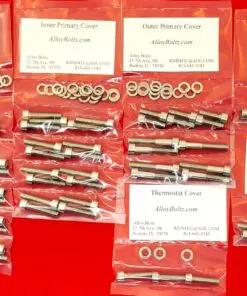 INDIAN 2015 & UP SCOUT Polished Stainless Steel Engine Bolt Kit Set