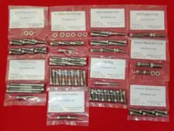 YAMAHA 1980-1981 XS850 Polished Stainless Steel Engine Bolt Kit Set