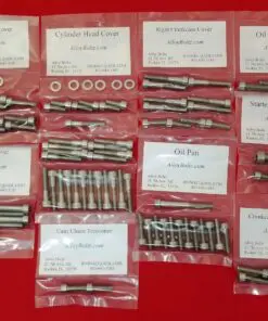 YAMAHA 1980-1981 XS850 Polished Stainless Steel Engine Bolt Kit Set