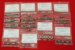 YAMAHA 1994-2004 YZ125 Polished Stainless Steel Engine Bolt Kit Set