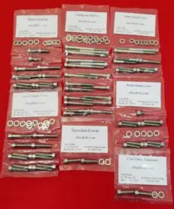 YAMAHA 1998-2009 YZ400 YZ426 YZ450 WR400 WR426 WR450 Polished Stainless Steel Engine Bolt Kit Set