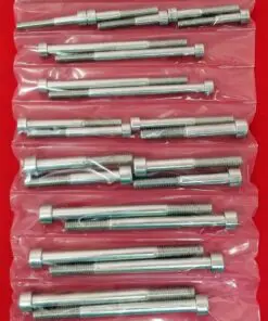 1984-1995 HONDA XR250R CRANKCASE Halves Polished Stainless Steel Bolt Kit Set