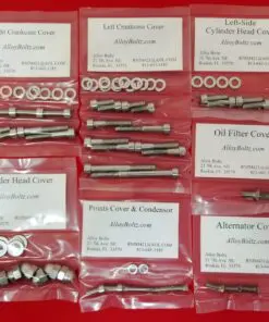HONDA CA72 CA77 DREAM Polished Stainless Steel Engine Bolt Kit Set