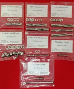 HONDA CL72 CL77 SCRAMBLER Polished Stainless Steel Engine Bolt Kit Set