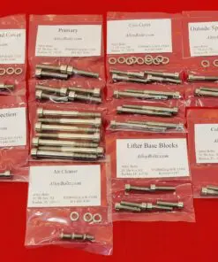 INDIAN 2014 & UP DARK HORSE Polished Stainless Steel Engine Bolt Kit Set