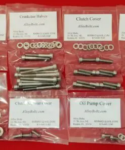 1974-1978 Harley Aermacchi AMF SS SX 175 250 Polished Stainless Steel Engine Bolt Kit