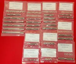 1983-1986 HONDA XR350R Polished Stainless Steel Engine Bolt Kit Set