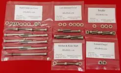 1979-2003 HONDA XR80 XR80R Polished Stainless Steel Engine Bolt Kit Set