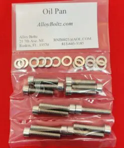 SUZUKI 1976-1979 GS750 8 VALVE OIL Pan Polished Stainless Steel Bolt Kit Set