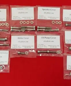 YAMAHA 1968-1973 DT1 DT2 DT3 Polished Stainless Steel Engine Bolt Kit Set