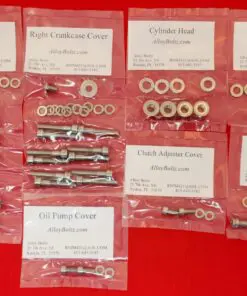 1968-74 TX-125 Rapido Show Polished Allen Bolt Kit