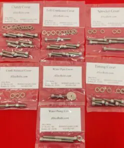 TRIUMPH 1991-2004 TROPHY SPRINT TRIDENT 900 Polished Stainless Steel Engine Bolt Kit Set