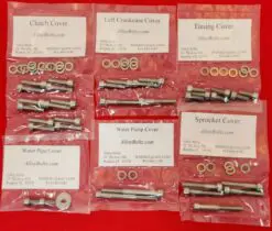 TRIUMPH 1991-2006 TROPHY DAYTONA 1200 Polished Stainless Steel Engine Bolt Kit Set