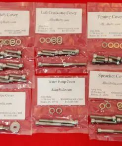 TRIUMPH 1991-2006 TROPHY DAYTONA 1200 Polished Stainless Steel Engine Bolt Kit Set