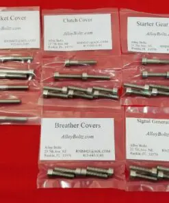 SUZUKI 1995-2006 GSF1200 Polished Stainless Steel Engine Bolt Kit Set